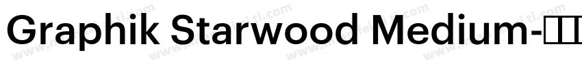 Graphik Starwood Medium字体转换